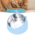 thumbnail image 4 of Xirurus Pet Heating Bowl – 304 Stainless Steel, 15° Incline, 0‑30°C Adjustable, Overheat‑Off, Keeps Food & Water Warm for Cats & Small Pets, 4 of 12
