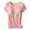 Pink - Shirt, variant on Zwiiyzr Maternity Pajamas Dress for Women Breastfeeding Dress Solid V-neck Short Sleeve Sleepwear Postpartum Pregnant Dress with Chest Pad Pink - Dress