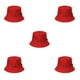 thumbnail image 3 of Sombrero de pescador Qarigey cómodo y transpirable, protección solar, verano, rojo, 58cm, 3 of 6