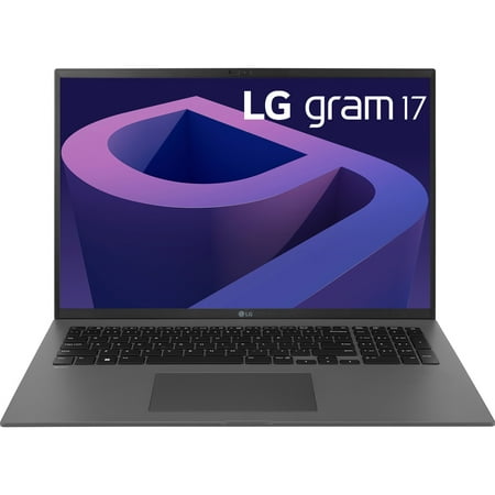 LG Gram (2022) 17Z90Q Ultra Lightweight Laptop, 17" (2560 x 1600) IPS Display, Intel Evo 12th Gen i5 1240P, 16GB LPDDR5, 512GB NVMe SSD, Wi-Fi 6E, Thunderbolt 4, Windows 11, Gray - (Open Box)