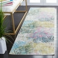 thumbnail image 2 of SAFAVIEH Lillian Sheryll Floral Runner Rug, Green/Blue, 2'2" x 7', 2 of 8