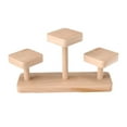 thumbnail image 2 of Tnarru Wooden Display Riser Collectibles Display Shelf Reusable Showcase Desktop Display Rack for Model Perfume Cosmetic Countertops B, 2 of 8