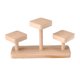 thumbnail image 2 of Estante de exhibición de madera para objetos coleccionables, estante de exhibición decorativo de escritorio B, 2 of 9