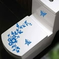 thumbnail image 3 of Binwennn Wall Sticker Quotes Flower Toilet Seat Wall Sticker Bathroom Decoration Decals Mural, 3 of 4