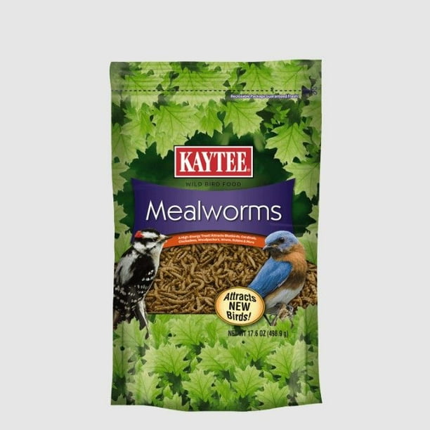 Kaytee Mealworms Bird Food [Bird, Wildbird Foods] 17.6 oz