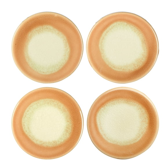 Creative Co-Op Stoneware Reactive Glaze Coasters, Set of 4