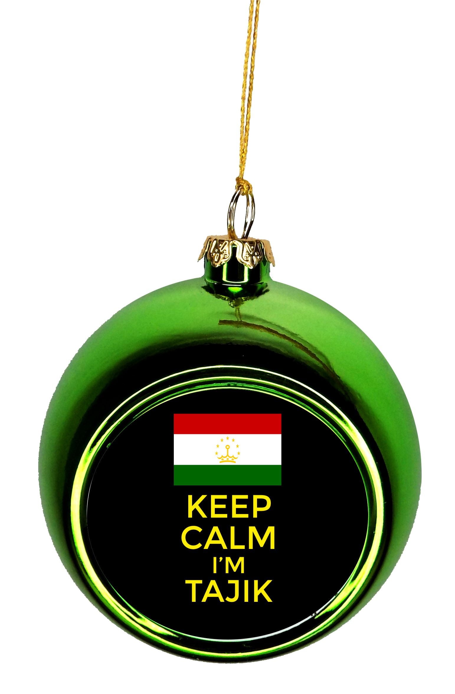 Keep Calm I M Tunisian Flag Tunisia Ornaments Green Bauble Christmas Ornament Ball Walmart Com Walmart Com