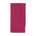 thumbnail image 2 of SARO 6313.FU22S 22 in. Square Classic Hemstitch Border Dinner Napkin  Fuchsia - Set of 12, 2 of 2