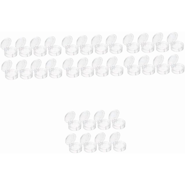 HUGFEGWE 32 Pcs Empty Eye Shadow Box Makeup Empty Plate Makeup Container Make up Container Makeup Case Eyeshadow Container Empty Eyeshadow Organizer Makeup Accessories Makeup Tool CJB91-136460