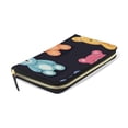 thumbnail image 3 of Colorful Teddy Bears Women's Long Zipper Wallet Bifold Clutch Purse PU Leather Card Cases, 3 of 6