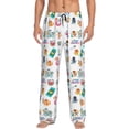 thumbnail image 1 of Fotbe Hello Summer Cat Pantalones de Pijama para Hombre, Pantalones de Dormir, Pantalones de Casa con Cintura Ajustable y Bolsillos-XX-Large, 1 of 6