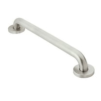 Moen Home Care Bathroom Safety 24-Inch Grab Bar with Concealed Screws, Peened