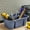 Gray, variant on Portable Divided Cleaning Caddy Basket, Multi-compartment Handheld Plastic Storage Caddy for Bathroom Kitchen Household Cleaning Supplies Organizer