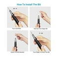 thumbnail image 5 of Electric Nail Drill Machine Nail File Drill Set for Acrylic Nails Gel Nail Glazing Nail Drill Nail Art Polisher Sets Glazing Nail Drill Grinder Manicure Pedicure, 5 of 8