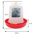 thumbnail image 2 of Little Family Members Chicken Feeder and Waterer Set Large Capacity, 2 of 7