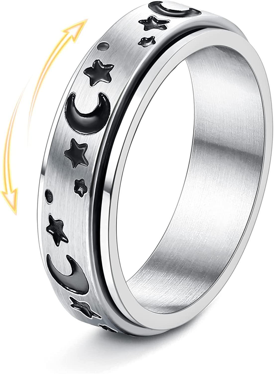 Spinner Ring For Women Girls Stainless Fidget Band Ring Spinning Ring   F40f0346 A464 47b3 9a0b 0b5713e45d97.a6c653f8e9ef497567590f3b361a84dd 