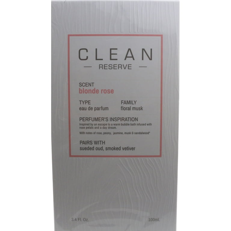 Clean Reserve Blonde Rose Perfume Spray, Unisex, 3.4 oz - Walmart.com