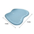thumbnail image 3 of Gel Seat Cushion, Cool Chair Cushion for Office Chairs, Driving Car Cushions Breathable, Wheelchair Cushions for Pressure Relief, Back Pain for Seat Cushion, Chair Pad with No-Slip Cover (Light Blue), 3 of 7