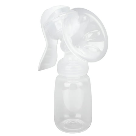 XIRQI Manual Hand Breast Pump Heat Resistant Portable Breastfeeding Pump for Lactating Mothers