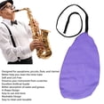 thumbnail image 4 of Flute Cleaning Cloth, Tube Cleaning Cloth Portable Scratch Proof A Shape Artificial Suede  for Wind Instrument Purple, 4 of 8