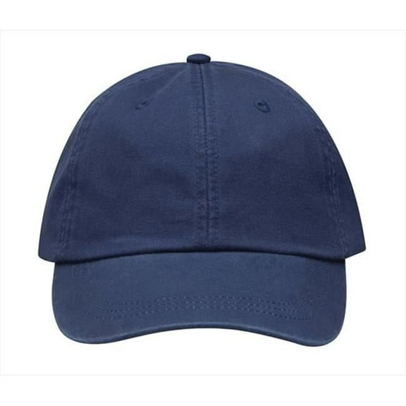 PN101 Pinnacle Cap 6 Panel Low Profile True Color Hook Eye Adhesive Navy