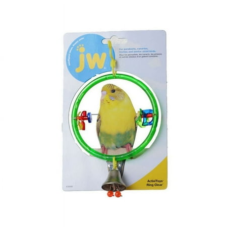 UPC: 0618940310518 | Jw Insight Clear Ring Bird Perch – Clear Ring Bird Perch