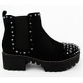 thumbnail image 1 of Botin con estoperoles Casual para Dama Hanna MX  Spiky Black Silver, 1 of 2