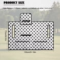 thumbnail image 5 of Psesaysky Golf Cart Seat Covers with 4 Pockets Soft Golf Cart Seat Towel Blanket, Extra Handle, Foldable and Washable, Suit EZGO TXT RXV/Club Car Seats, Polka Dots, 5 of 8