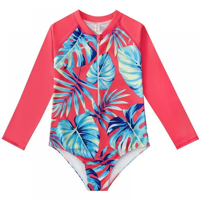 GYRATEDREAM Baby Girl Swimsuits Set Rash Guard Bathing Suits for Toddler Girls Kids Swimwear 3