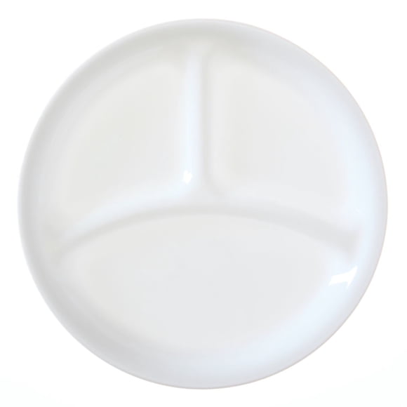 Plato Dividido Corelle 21,5 cm Blanco Escarcha Invernal
