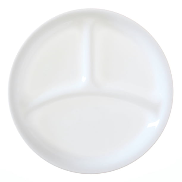 Plato Dividido Corelle 21,5 cm Blanco Escarcha Invernal