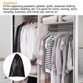 thumbnail image 5 of 47.2" Height Clothes Storage Double Drawstring Bag for Camping, Black 2 Pack, 5 of 5