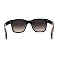 thumbnail image 4 of Hipster Retro Vintage Style Fashion Rectangle Horn Rim Sunglasses Black Tortoise Smoke, 4 of 4