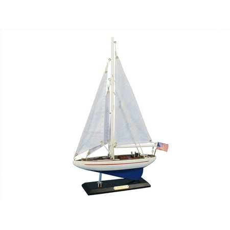 Enterprise 16" - Wood Sailboat Centerpiece - Scale Model ...