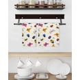thumbnail image 3 of Cute Butterfly Dragonfly Kitchen Dish Towels for Drying Dishes Set of 3, Farmhouse Botanical Floral Beige Waffle Weave Microfiber Hand Tea Bathroom Towels Quick Dry & Absorbent Towel 15.7x23.6, 3 of 7