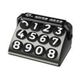 thumbnail image 1 of Miulika Car Parking Number Plate,Parking Phone Number Plate,Vehicle Creative Notification Phone Number Card,Parking Phone Number Card Black, 1 of 9