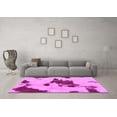 thumbnail image 3 of Ahgly Company Indoor Rectangle Abstract Pink Modern Area Rugs, 5' x 8', 3 of 4