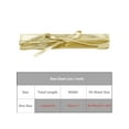 thumbnail image 4 of INSPIRE CHIC Women's Faux Leather Obi Wrap Around Belt for Evening Dress Gold One Size, 4 of 7