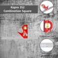 thumbnail image 2 of Kapro 352-12 12 In. Combination Square With Zinc Head & Stainless Steel Blade, 2 of 5