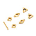 thumbnail image 3 of 7 Pcs Support d'Outils de Rotation 10mm Lathe avec Inserts en Carbure, 3 of 7