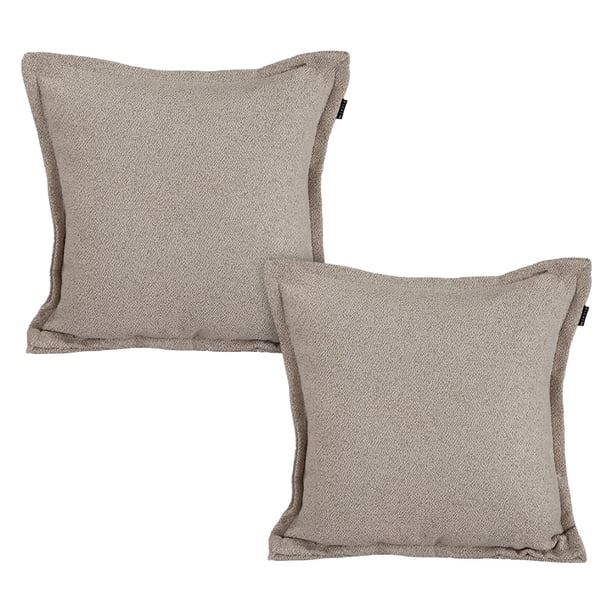 Cojin Decorativo Cuadrado Set de 2 Apolo Crema