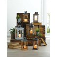 thumbnail image 5 of Farol tipo vela Zingz & Thingz Lodge, 27 cm de alto, madera, con LED, 5 of 5