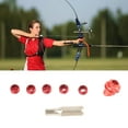 thumbnail image 1 of Compound Bow Peep Sight, Compound Bow Peephole Set 37 45 Degree Hooded Peep Sight Bow Sight Peep With Cap 37 Degree Replaceable Inner Core Peep Sight Set, 1 of 7