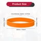 thumbnail image 3 of Uxcell 24Pcs Pulseras de Goma, Pulseras de Silicona de Color Sólido para Deporte/Ejercicio/Baloncesto Hombres Mujeres Adolescentes [Naranja], 3 of 6