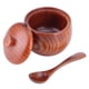 thumbnail image 1 of Contenedor de especias, caja de sal de madera con salero, recipiente para condimentos, rendimiento probado, 1 of 9