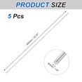 thumbnail image 2 of 5pcs 316 Stainless Steel Round Rod Bar, 3x400mm Silver Solid Shaft Rods, 2 of 6