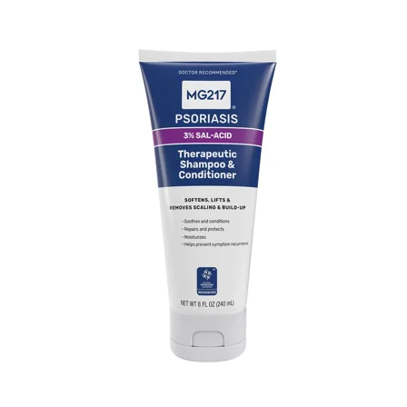 MG217 Psoriasis Scalp Solutions Shampoo   Conditioner 8 Oz