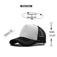 thumbnail image 5 of iHPH7 Brim Hats for Men Ball Caps Women Womens Hats Summer Hiking Hat Women Workout Hat, Black One Size, 5 of 5