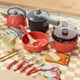 thumbnail image 2 of Juguetes Para Niño Juego de cocina para niños, juguete de corte con platos, utensilios y utensilios de cocina realistas y seguros, juguete educativo para niños pequeños. Juguetes Para Bebe 1 Año, 2 of 6