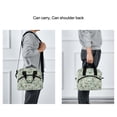 thumbnail image 6 of Lunch Bag Portable Crossbody Meal Bag Cooler Bag Insulated Lunch Bag Food Bag Handheld & Crossbody Design Cool Beautiful White Flowers, 6 of 6